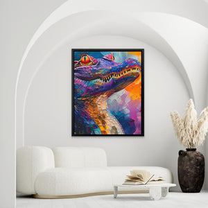 Enchanted Crocodile - Luxury Wall Art