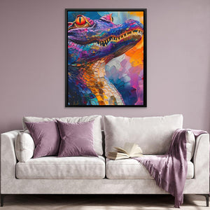 Enchanted Crocodile - Luxury Wall Art