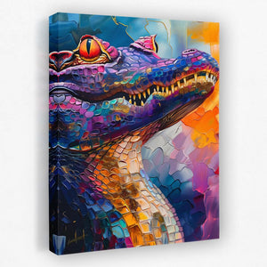 Enchanted Crocodile - Luxury Wall Art