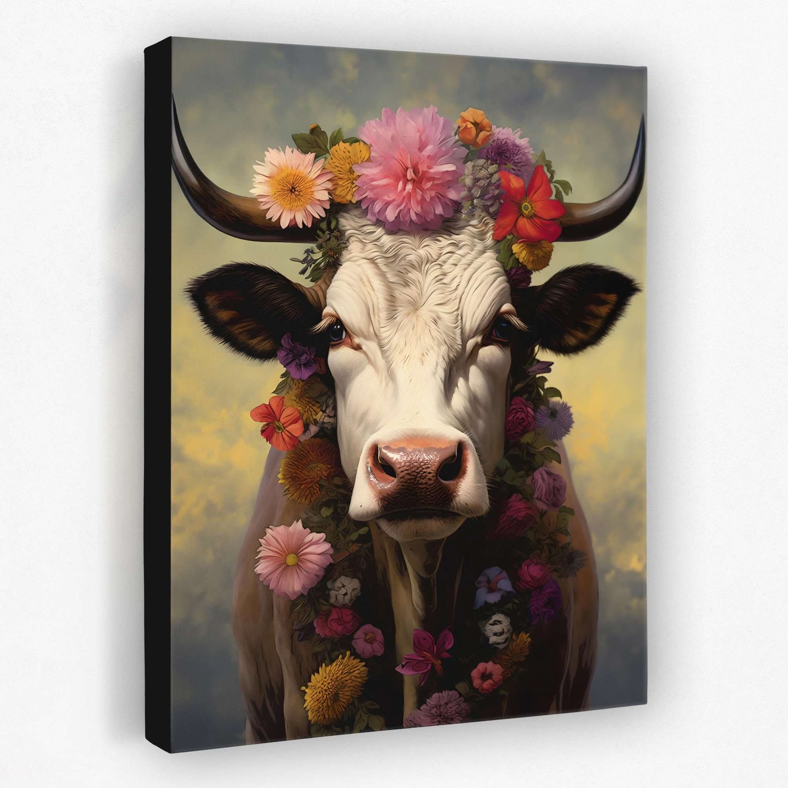 Energetic Pasture - Animals Canvas Wall Art