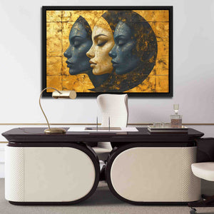 Enigmatic Triplets - Luxury Wall Art