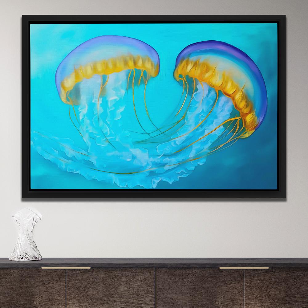 Entangled Jellyfish - Luxury Wall Art