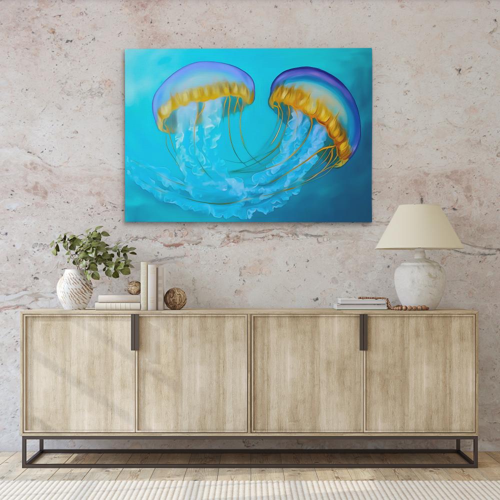 Entangled Jellyfish - Luxury Wall Art