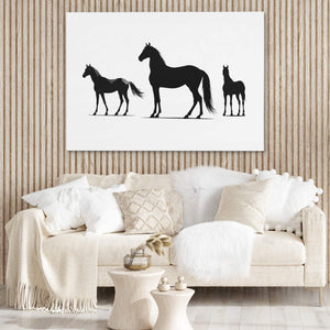 Equestrian Silhouettes - Luxury Wall Art