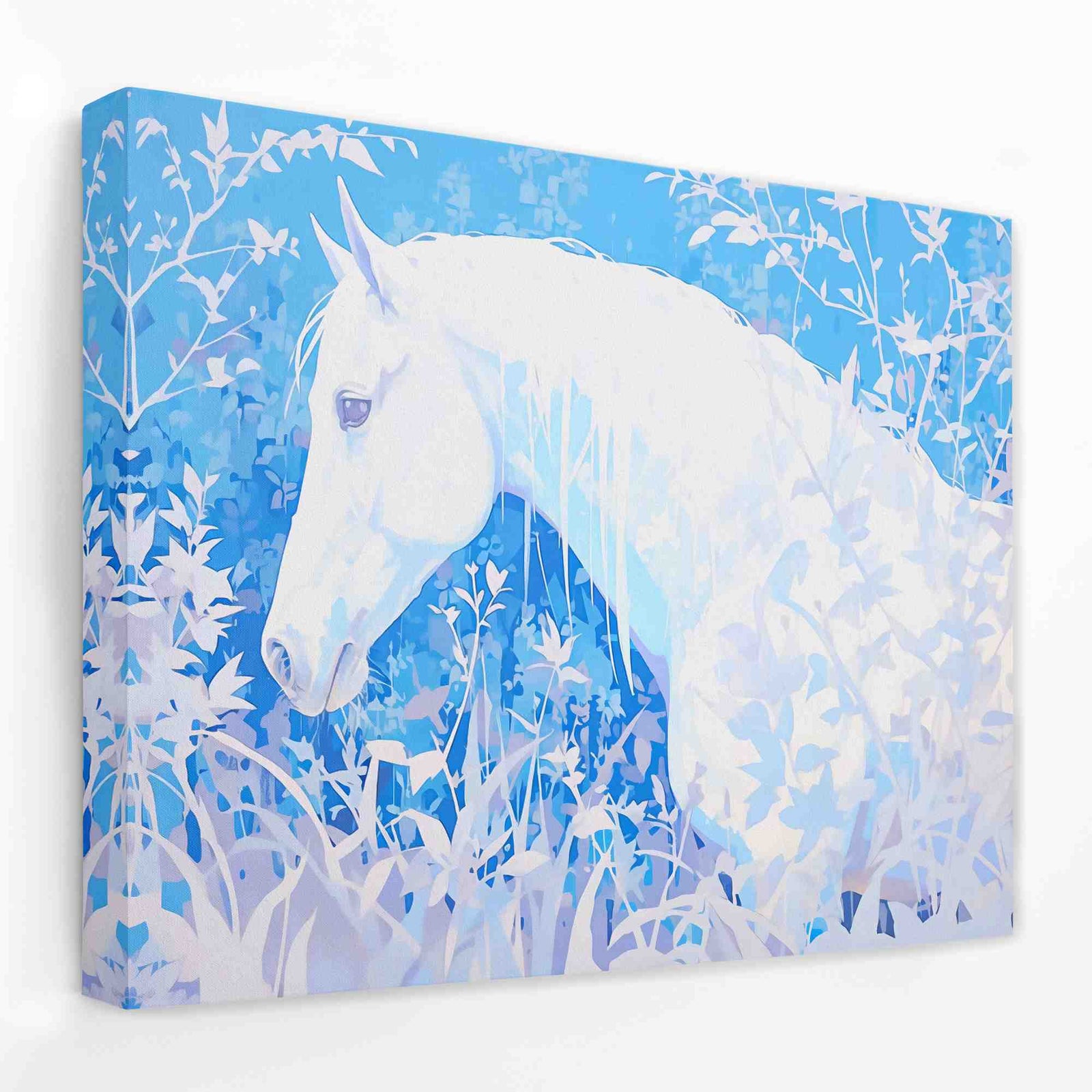 Equine Enigma - Animals Canvas Wall Art