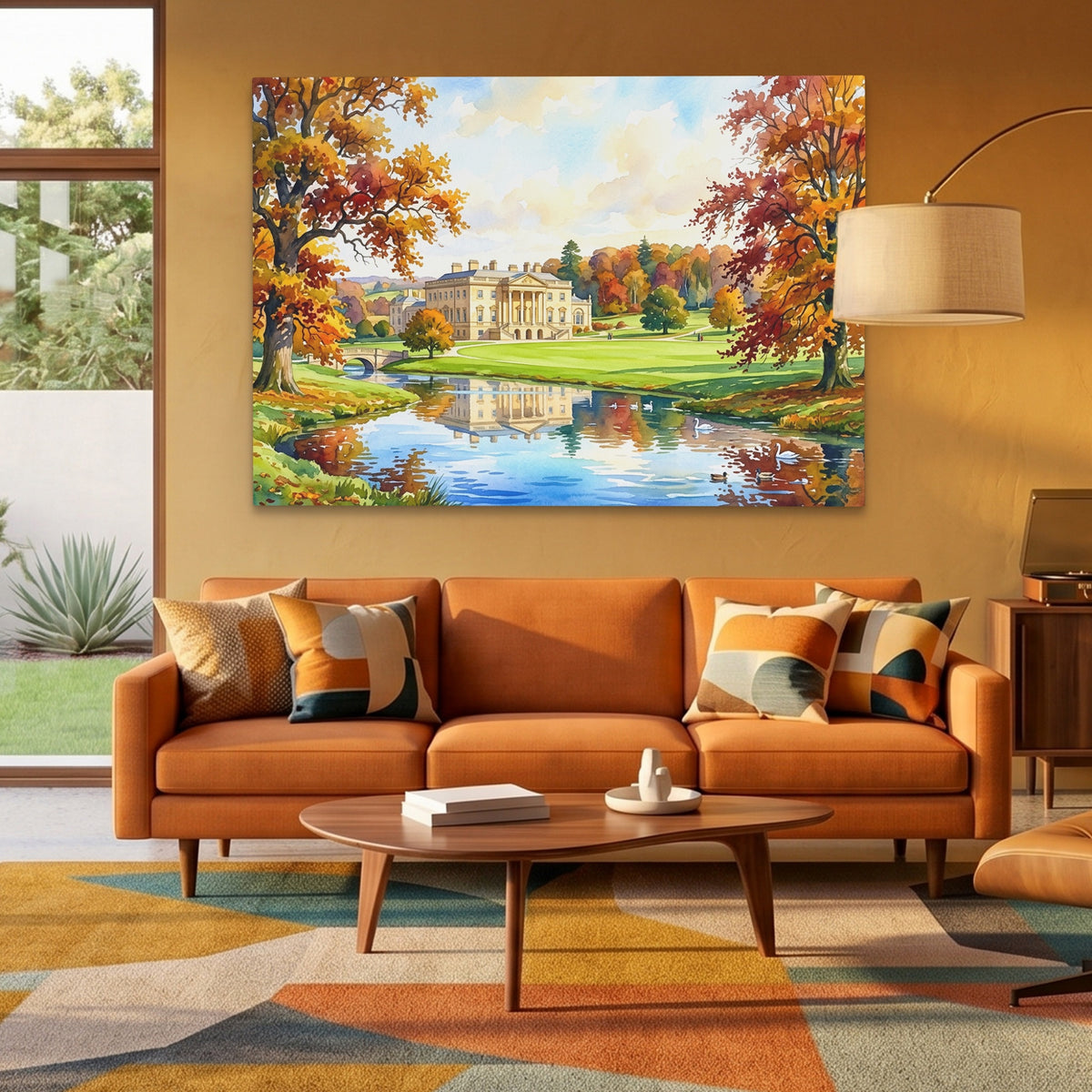 Estate Golden Landscape — Estate Golden Landscape Orange Room Land 139