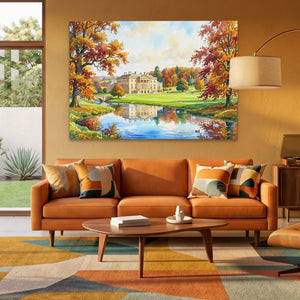 Estate Golden Landscape — Estate Golden Landscape Orange Room Land 139