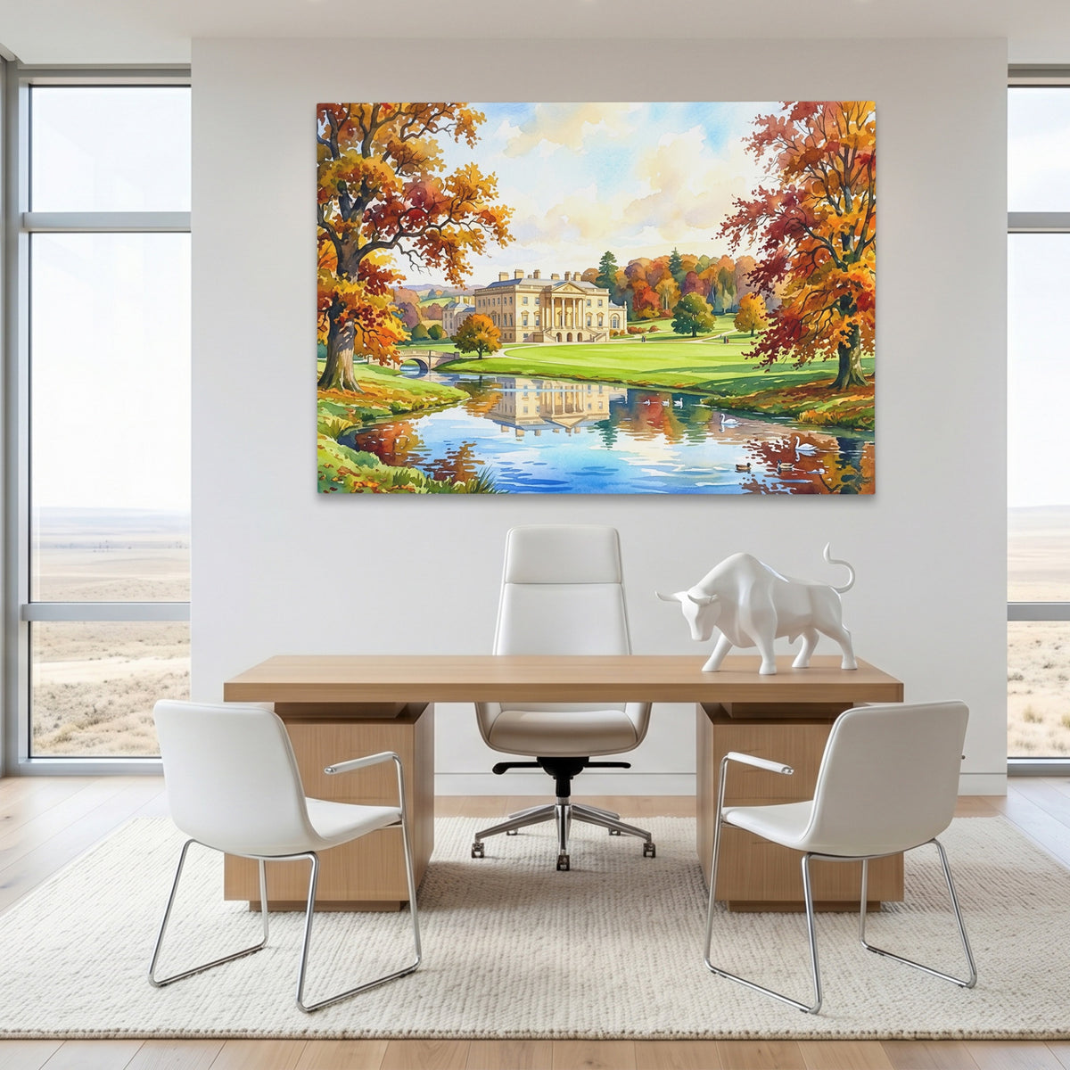 Estate Golden Landscape — Estate Golden Landscape White Bull Room Land 171