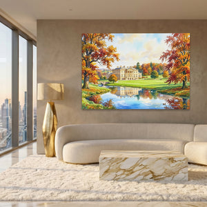 Estate Golden Landscape — Estate Golden Landscape White Gold Lux Land 187