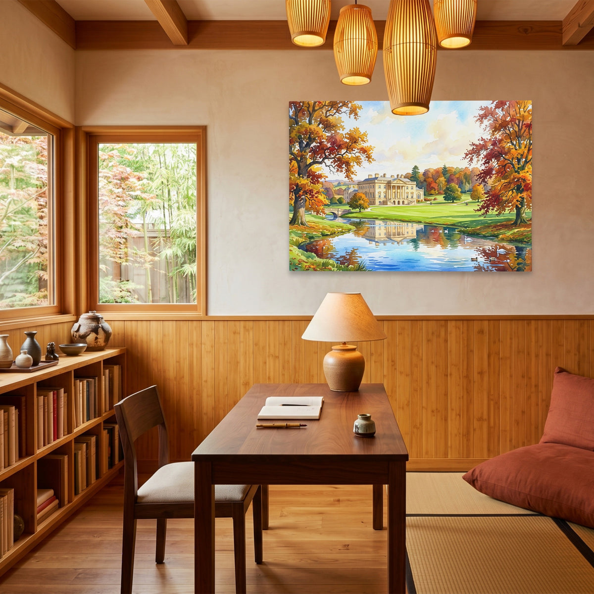 Estate Golden Landscape — Estate Golden Landscape Wood Minimalist Room Land 203
