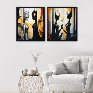 Eternal Queen's (2) Set - Luxury Wall Art