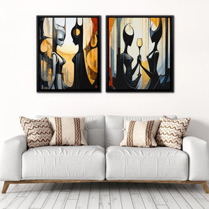 Eternal Queen's (2) Set - Luxury Wall Art