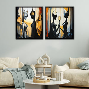 Eternal Queen's (2) Set - Luxury Wall Art