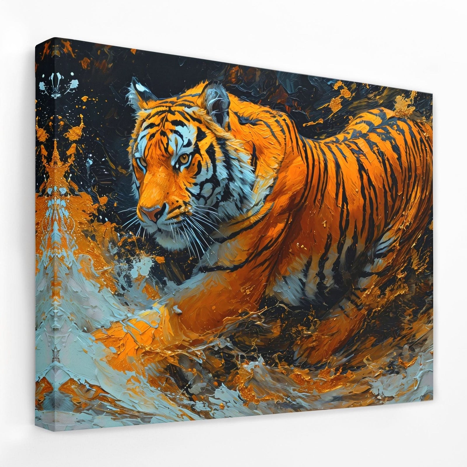 Eternal Tiger - Animals Canvas Wall Art