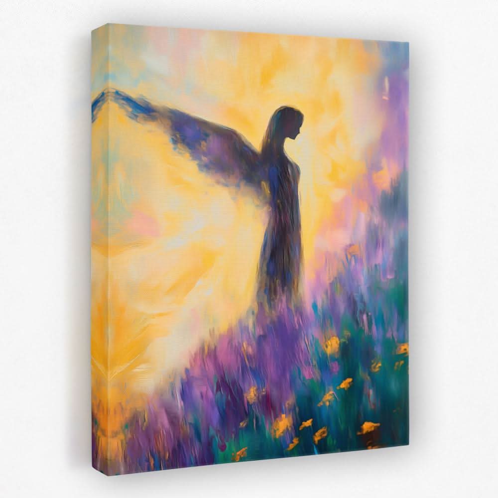 Ethereal Grace - Angelic Canvas Wall Art