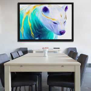 Ethereal Ice Bear - Luxury Wall Art