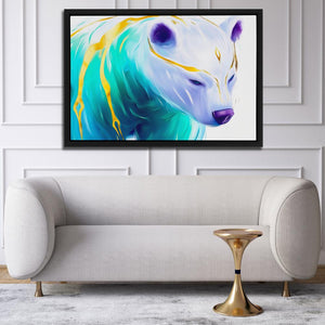 Ethereal Ice Bear - Luxury Wall Art