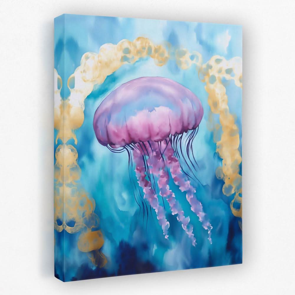 Ethereal Ocean Ballet - Beach House Canvas Wall Art