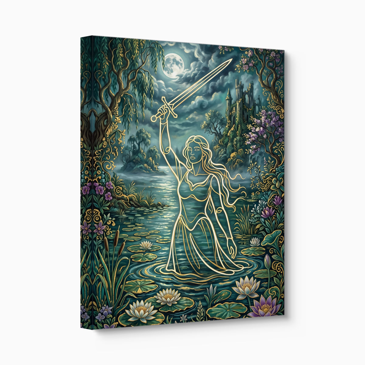 Excalibur Lady Moonlight — excalibur lady moonlight angled flush print