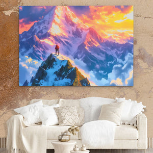 Extreme Mountaineering - Luxury Wall Art