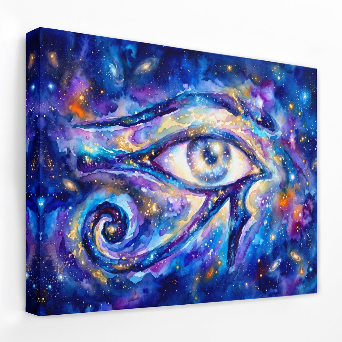 Eye Of Horus Starry — Eye Of Horus Starry Landscape   Side View   Mirror Wrap 76