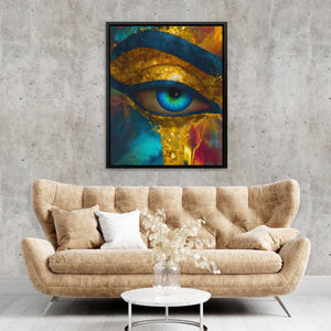 Eye's Liquid Awakening - Luxury Wall Art