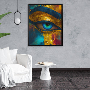 Eye's Liquid Awakening - Luxury Wall Art