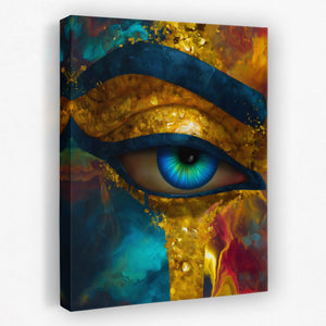 Eye's Liquid Awakening - Luxury Wall Art