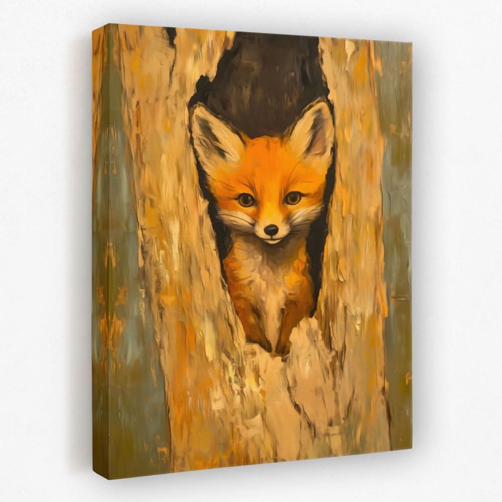 Eyes of Mischief - Animals Canvas Wall Art