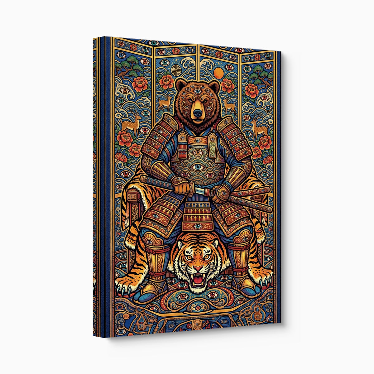 Eyes of the Samurai — eyes of the samurai angled flush print