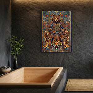 Eyes of the Samurai — eyes of the samurai sq bamboo bathroom 1port flush print