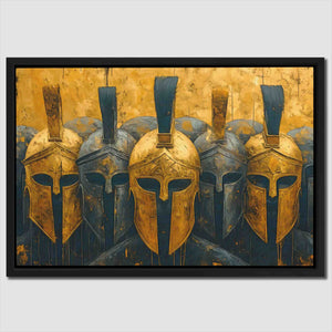 a painting of a group of roman soldiers