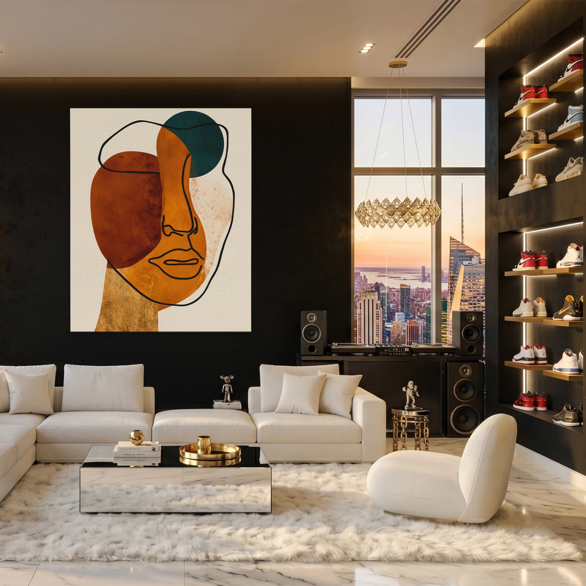 Face Ochre Composition — Face Ochre Composition Hype Beast Port 123
