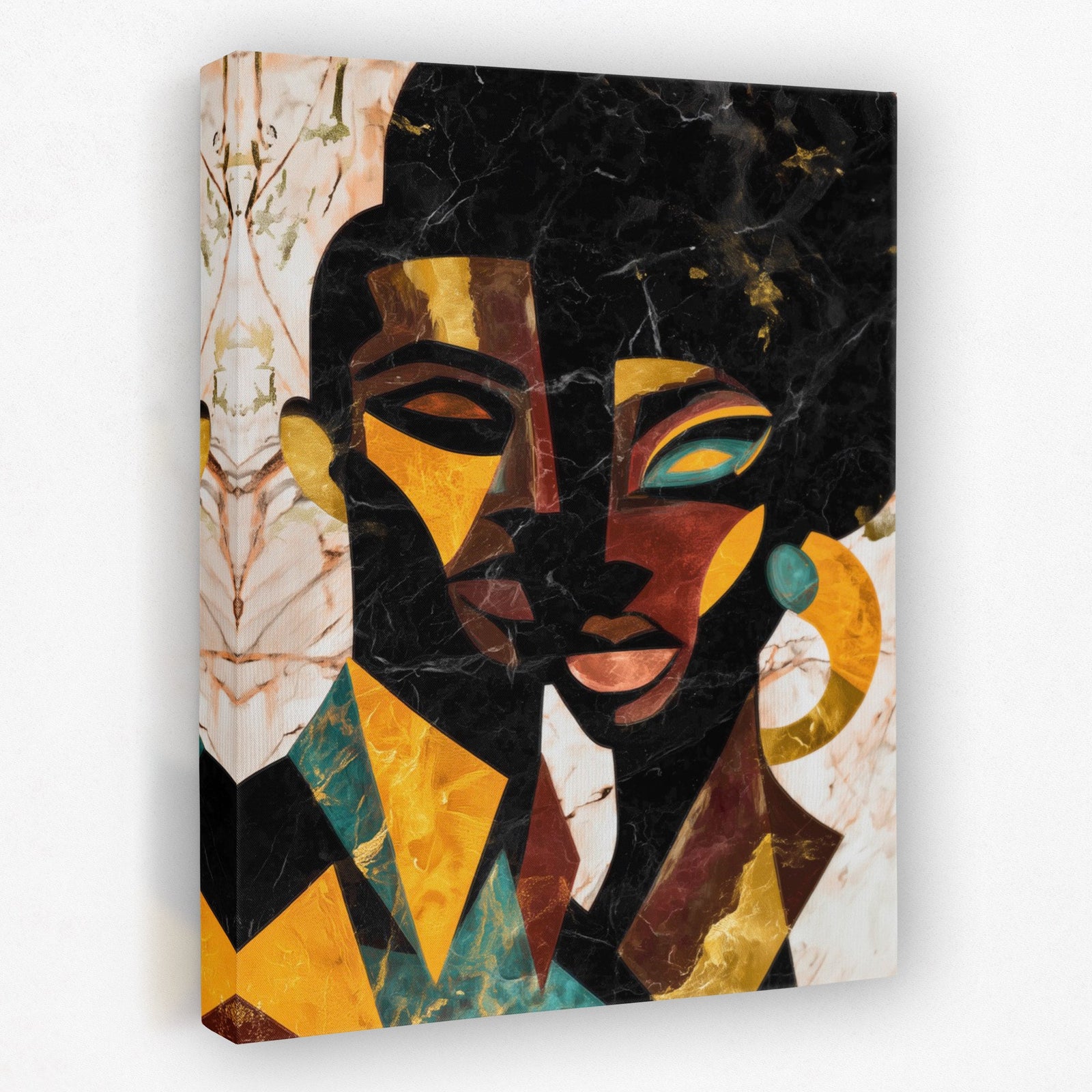 Faces Through Fragments - Luxury Wall Art