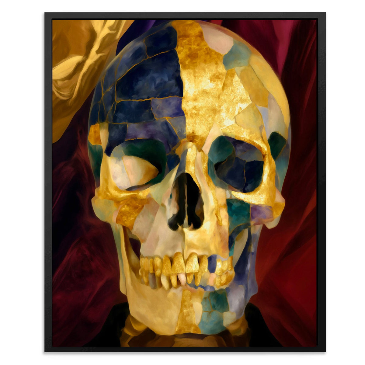 Faceted Death Portrait - Luxury Wall Art