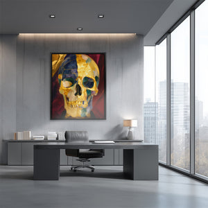 Faceted Death Portrait - Luxury Wall Art