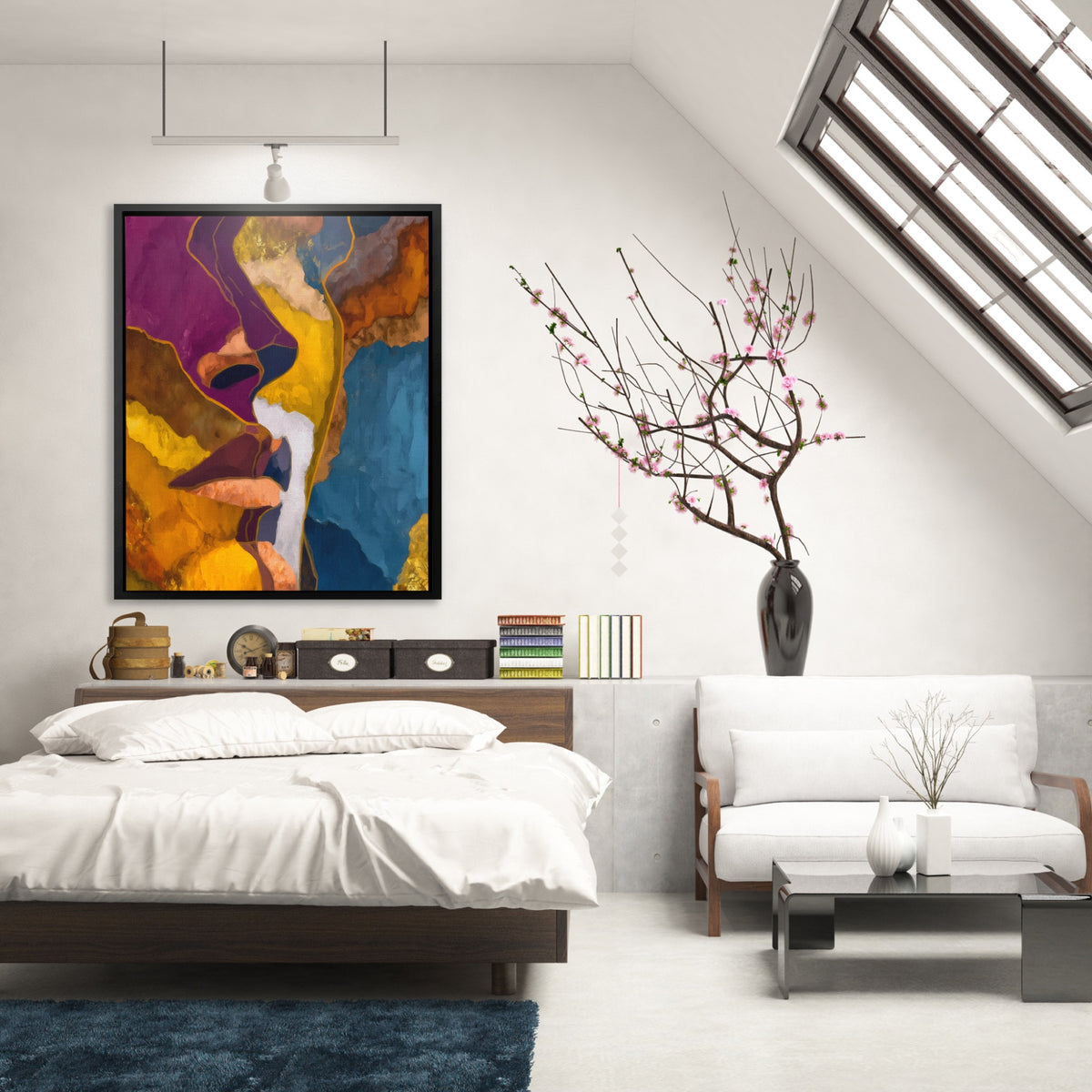 Facial Expression Minimalist — Facial Expression Minimalist Lighted Room 148