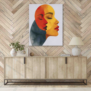 Facing Thought - Luxury Wall Art