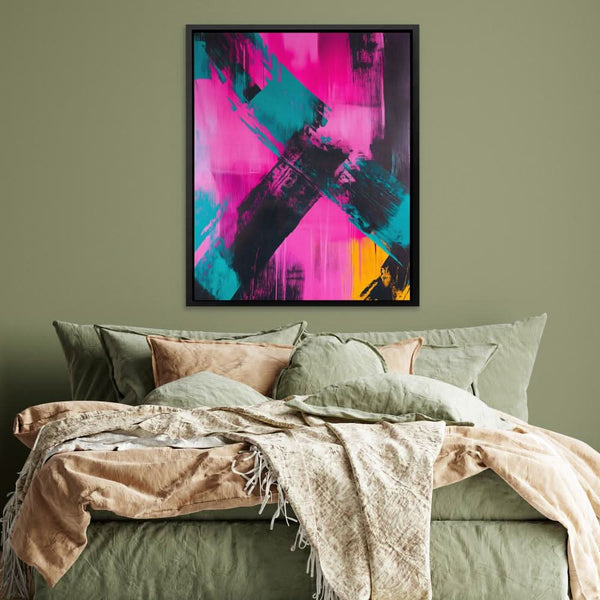 Faded Cross in a room