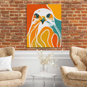 Falcon Ochre Minimalist — Falcon Ochre Minimalist Two Chairs and Brick Wall 317