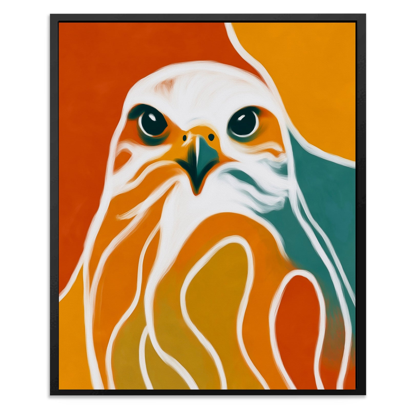 Falcon Ochre Minimalist — Falcon Ochre Minimalist Portrait   Side View   Mirror 269