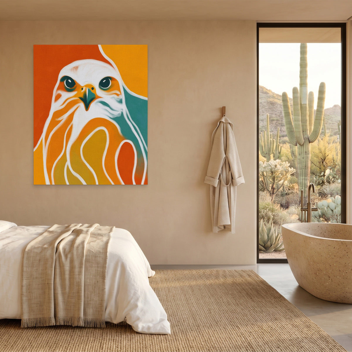 Falcon Ochre Minimalist — Falcon Ochre Minimalist Desert Home Port 29