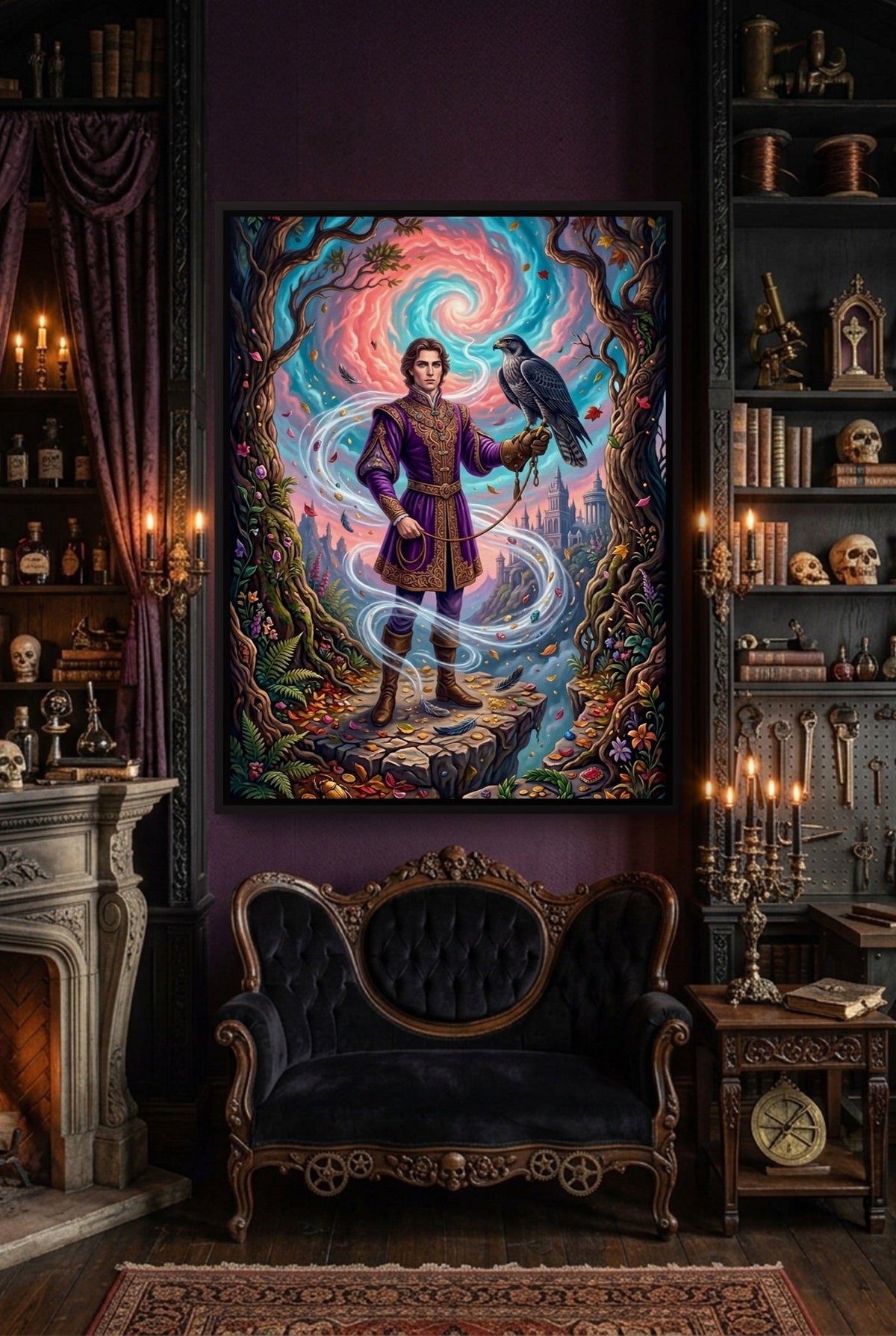 Falconer's Cloud Summit - Luxury Wall Art