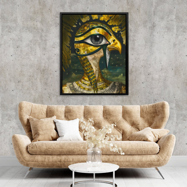 Falcon's Divine Eye in a room