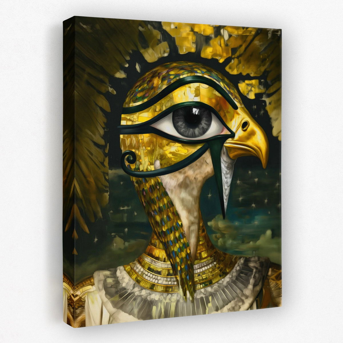 Falcon's Divine Eye - Luxury Wall Art