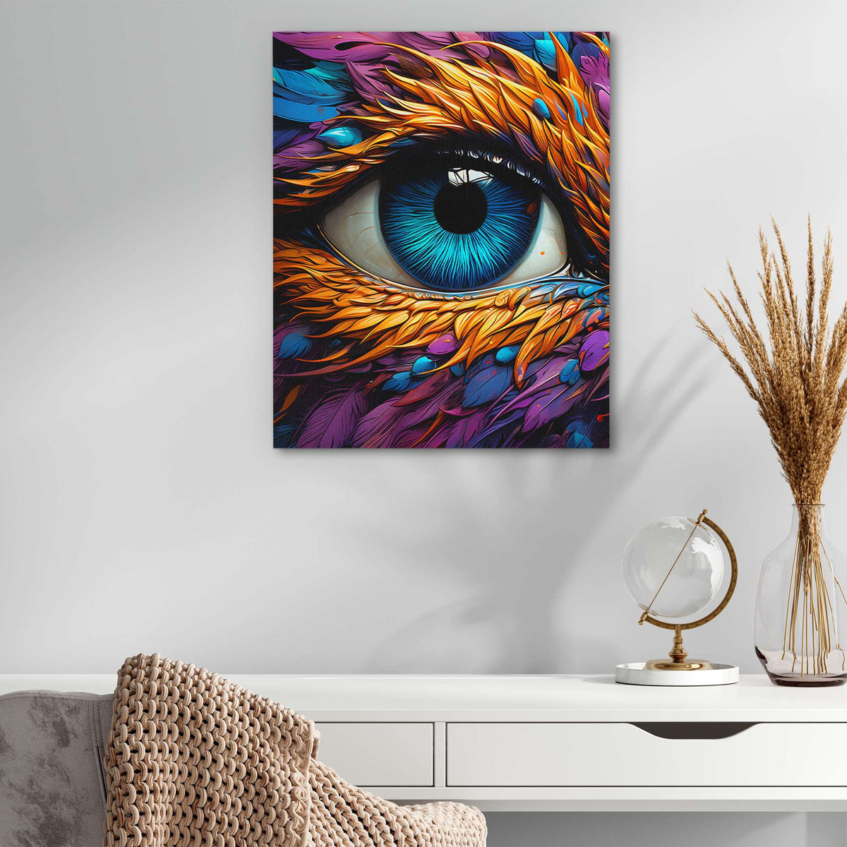 Falcon&#39;s Gaze - Luxury Wall Art