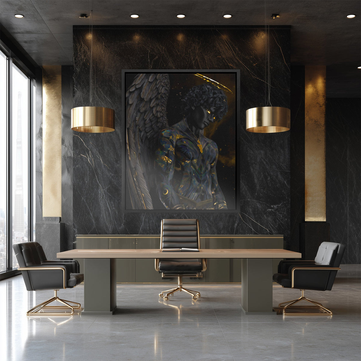Fallen Angel's Halo - Luxury Wall Art