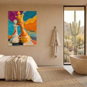 Fallen King Checkmate — Fallen King Checkmate Desert Home Port 30