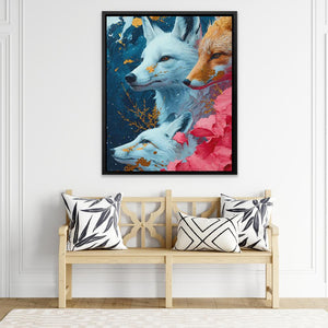 Family of Foxes - Luxury Wall Art