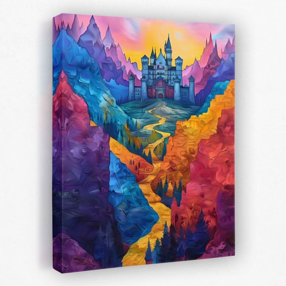 Fantasy Castle - Castle Canvas Wall Art